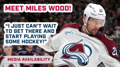 Blue Jackets Forward, Miles Wood | Media Availability