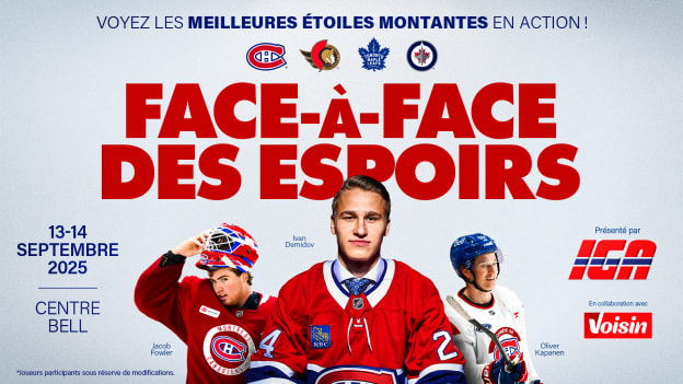 Le Face-à-face des espoirs présenté par IGA, en collaboration avec Voisin