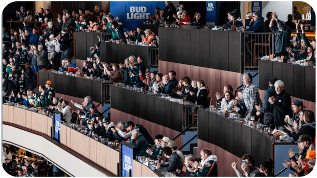 Bud Light Top Shelf Loge Boxes
